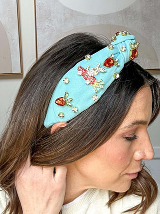 Rhinestone Bunny Headband - Dear GigiYellow
