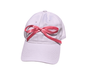 Bow Baseball Cap - Dear GigiWhite