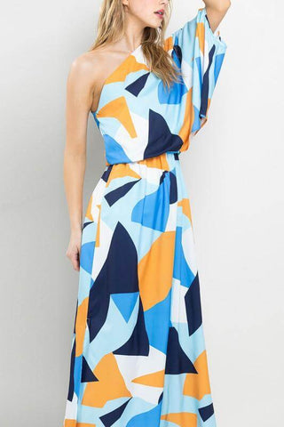 One Shoulder Dress - Dear GigiSmall