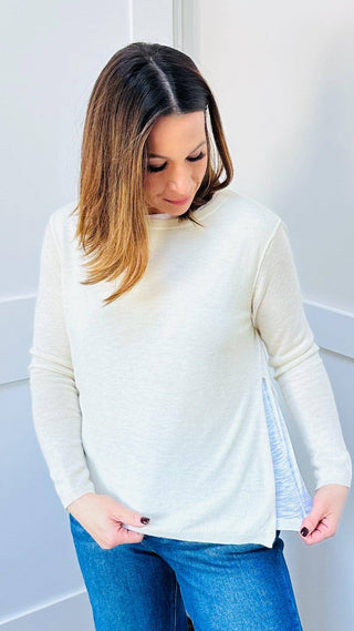 Megan Double Layer Illusion Sweater - Dear GigiS