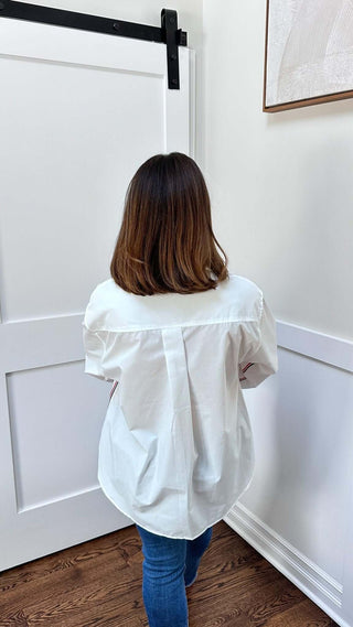 Twill Tape Oversized Buttondown - Dear GigiS