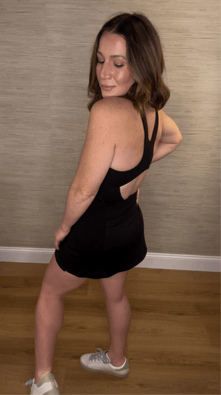 Basic Black Tennis Dress - Dear GigiS