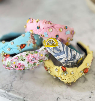 Jeweled "Peep" Headband - Dear GigiPink