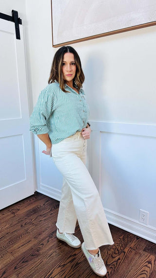 Lulu Ivory High Rise Crop - Dear Gigi24Ivory