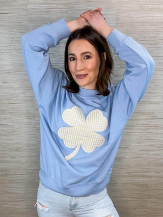 Feeling Lucky Clover Sweatshirt - Dear GigiS