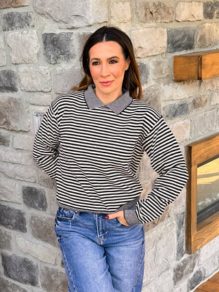 Remi striped sweater