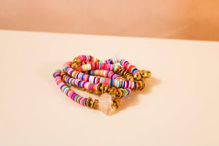 Multi Stacker Bracelet - Dear GigiPink
