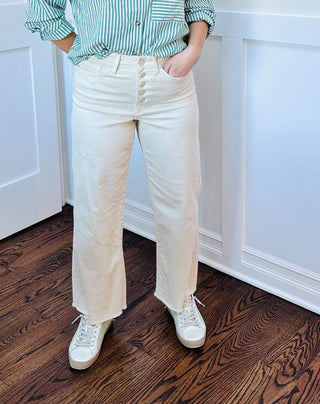 Lulu Ivory High Rise Crop - Dear Gigi24Ivory
