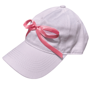 Bow Baseball Cap - Dear GigiWhite