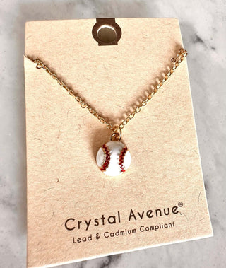 Homerun Necklace - Dear GigiClear