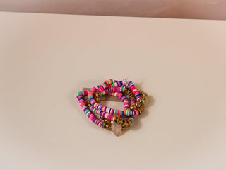 Multi Stacker Bracelet - Dear GigiPink