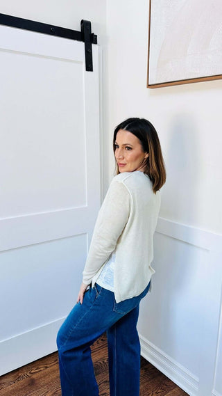 Megan Double Layer Illusion Sweater - Dear GigiS