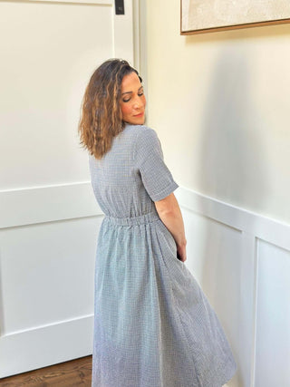 Black Short Sleeve Dress - Dear GigiXS