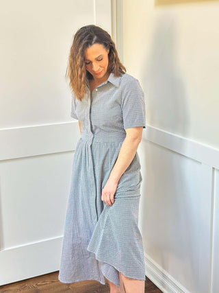 Black Short Sleeve Dress - Dear GigiXS