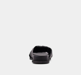 Chelsea Black Flat Sandal - Dear GigiBlack6