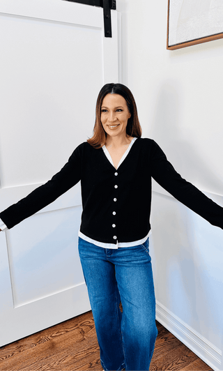 V Neck Button Down Combo - Dear GigiS/M