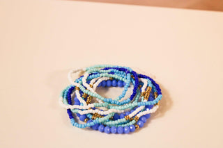 Stackable Multi - Layer Bead Bracelet - Dear GigiWhite