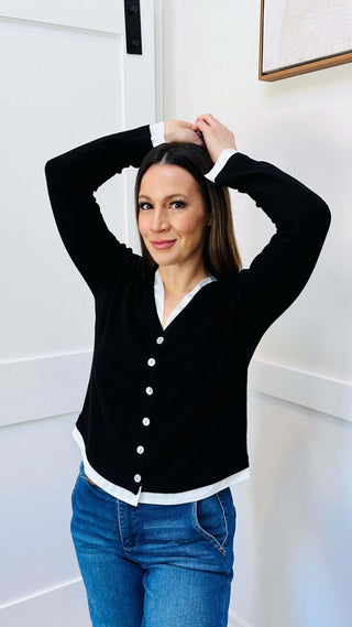 V Neck Button Down Combo - Dear GigiS/M