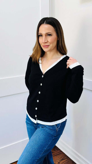 V Neck Button Down Combo - Dear GigiS/M