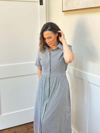 Black Short Sleeve Dress - Dear GigiXS