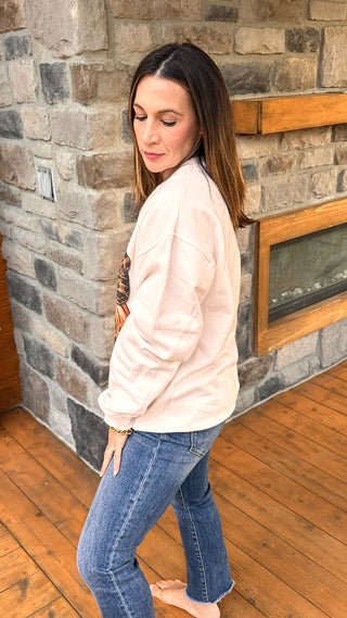 Rhinestone Pumpkin Sweatshirt
