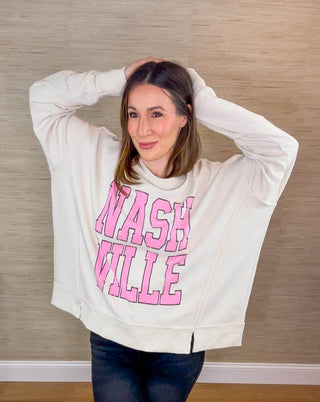 Nashville Printed Sweatshirt - Dear GigiS
