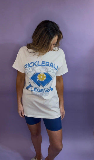PICKLEBALL LEGEND OVERSIZED GRAPHIC TEE - Dear GigiS/M
