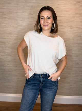 Exposed Seam Boxy Detail Top - Dear GigiSmall