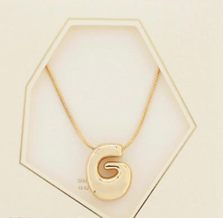 Bold Initials Pendant Necklace - Dear GigiA