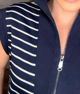 Striped Cap Sleeve Dress - Dear GigiSmall