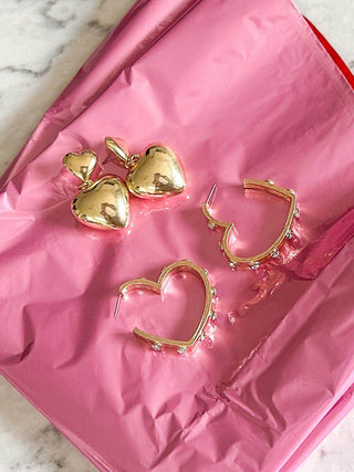 Heart Hoops - Dear Gigi