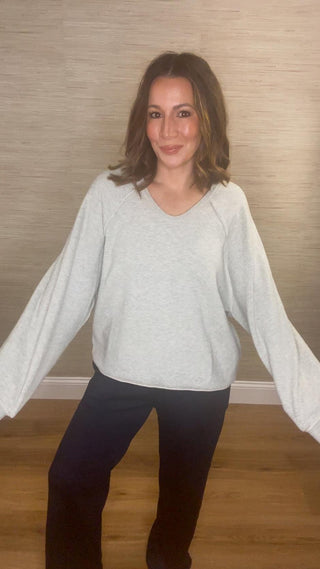 Grey Sweatshirt - Dear GigiGrayS
