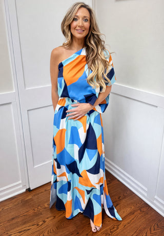 One Shoulder Dress - Dear GigiSmall