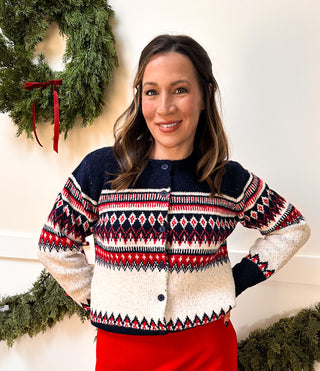 Snowfall Fair Isle Cardigan
