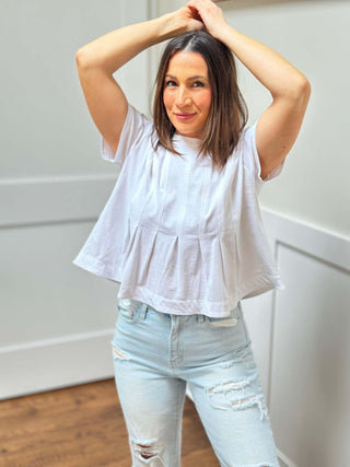 Pleated Knit Top - Dear GigiS