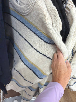Sunday Stroll Striped Sweater - Dear GigiS