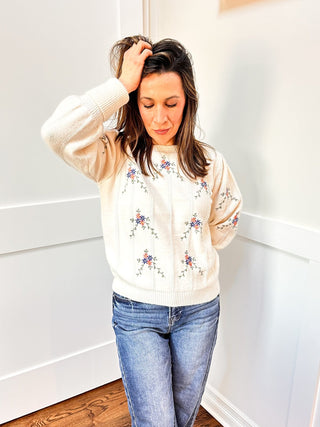 Blooming Cozy Sweater - Dear GigiS