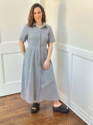 Black Short Sleeve Dress - Dear GigiXS