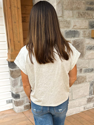 The Everyday Slub Tee –Grey - Dear GigiS