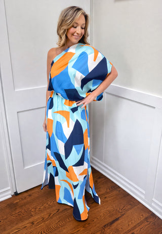 One Shoulder Dress - Dear GigiSmall