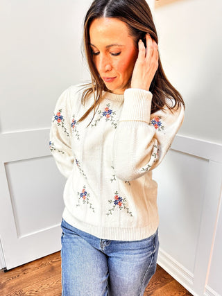 Blooming Cozy Sweater - Dear GigiS