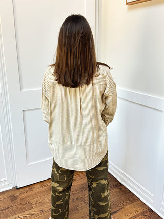 Sunbeam Stripe Button - Up Shirt - Dear GigiS
