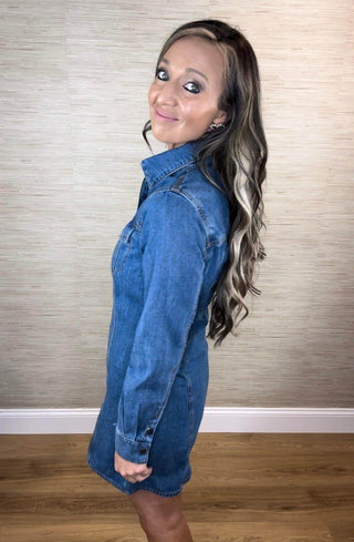 Grace Denim Dress - Dear GigiS