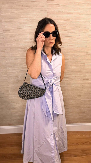 Skyline Serenity Blue Midi Dress - Dear GigiX - Small