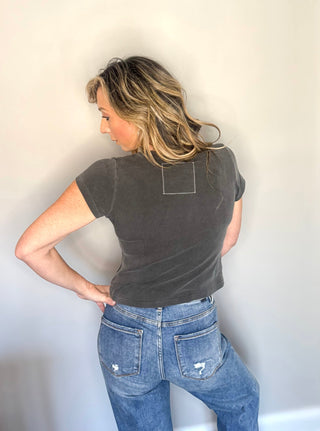 Guns and Roses Baby Tee - Dear GigiXS