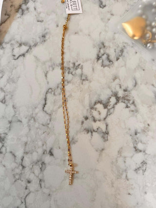 Delicate Cross Pendant - Dear Gigi