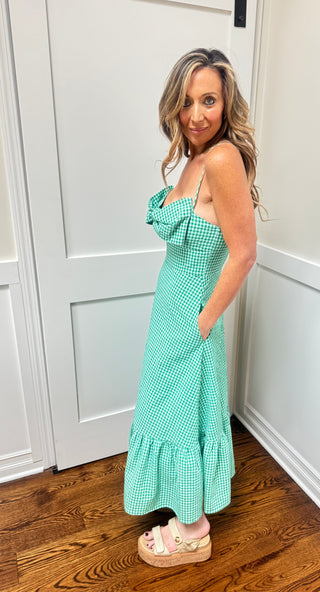 The Savannah Bow Midi Dress