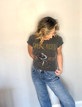 Guns and Roses Baby Tee - Dear GigiXS