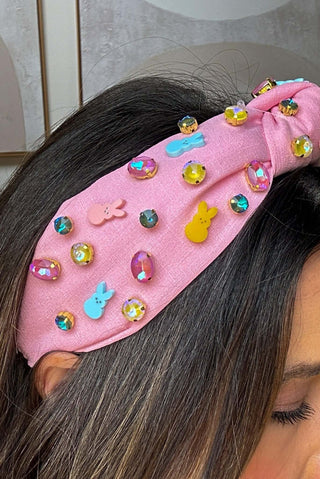 Jeweled "Peep" Headband - Dear GigiPink