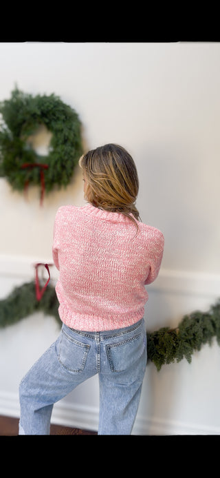 The Rosé Glow Sweater